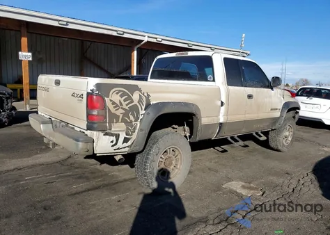 2002 Dodge Ram 2500 из США, поврежденный, VIN 3B7KF23Z32M284348
